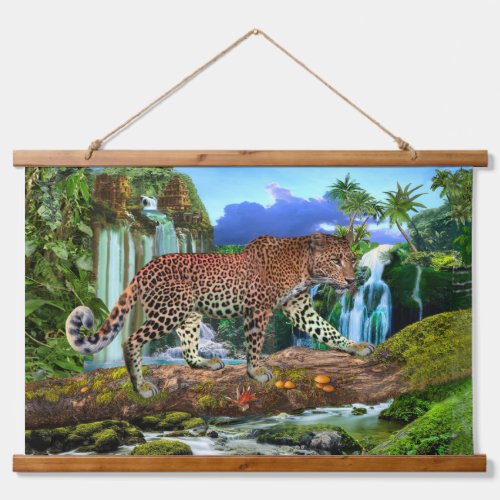 CONGO LEOPARD HANGING TAPESTRY