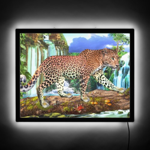 CONGO LEOPARD LED SIGN