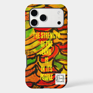 Congo print the strengh of the land iPhone 17 pro max case