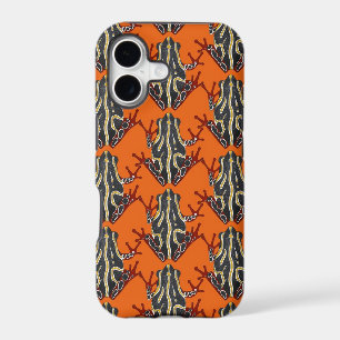 congo tree frog orange iPhone 17 case