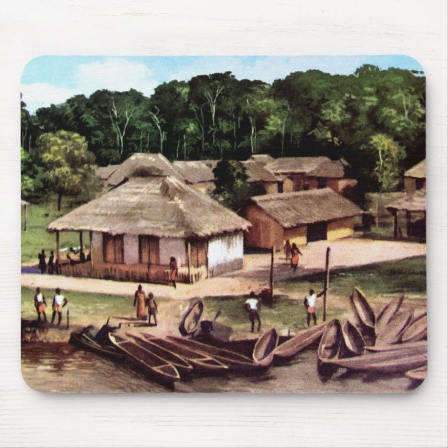 Congo village mouse pad (Front)