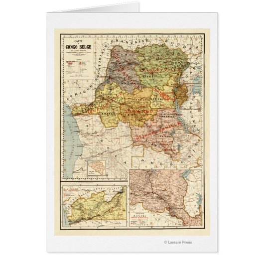 CongoPanoramic MapCongo Cards (Front)