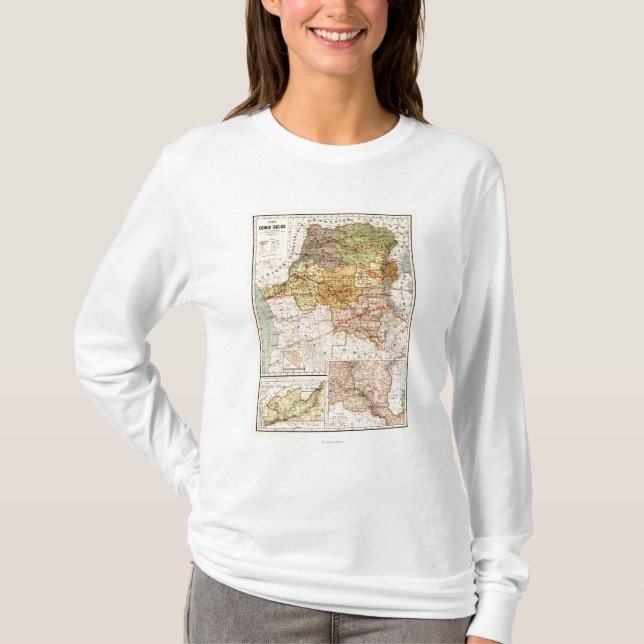 CongoPanoramic MapCongo T-Shirt (Front)
