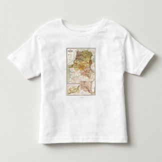 CongoPanoramic MapCongo Toddler T-shirt