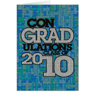 conGRADulations Class Of 2010 Blue Card