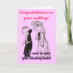 "Congrates On Your Wedding!" Card