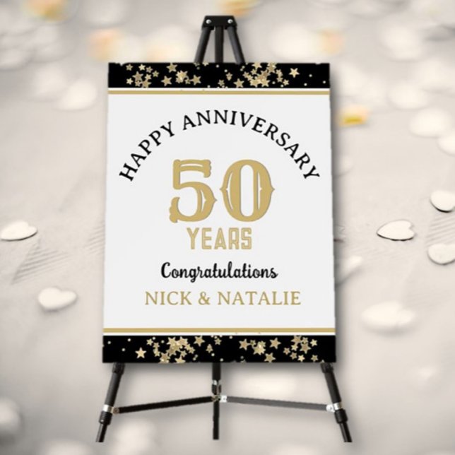 Congrats 50th Anniversary party Foam Board (Creator Uploaded)