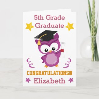 Congrats 5th grade graduate