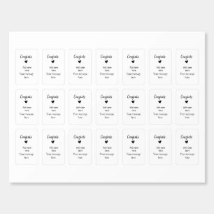 Congrats add name message graduate custom template matchboxes