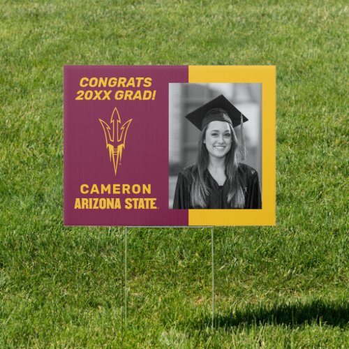Congrats Arizona State Grad _ Photo Sign