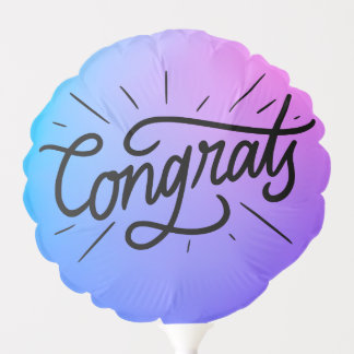 Congrats balloon