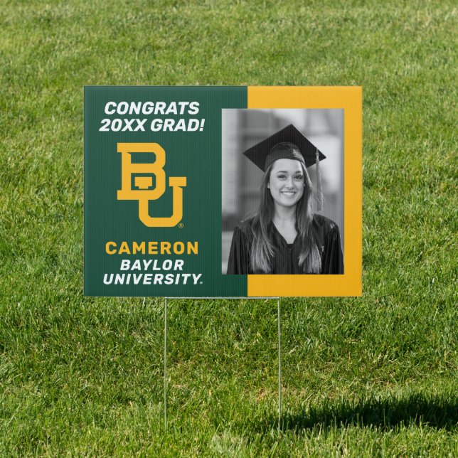 Congrats Baylor Grad - Photo Sign (Insitu)