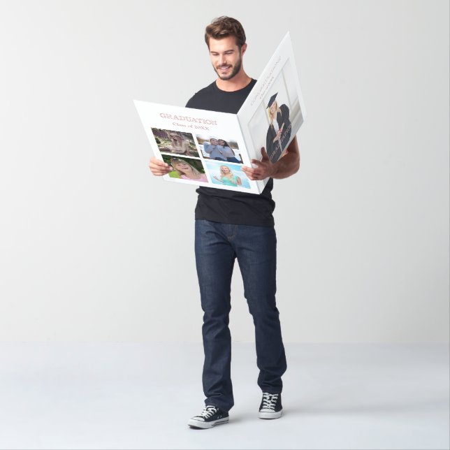 Congrats Big Oversized Photo Collage Graduation Card (In Situ)