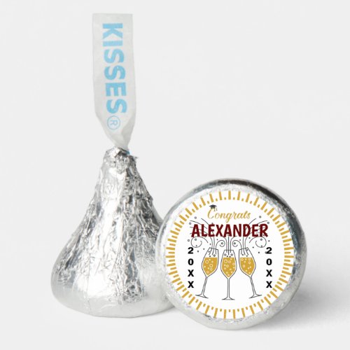 Congrats Class 0f 2022 Graduate Graduation Custom Hersheys Kisses