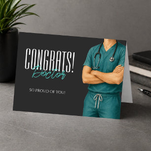 Congrats Doctor Graduation Greeting Card