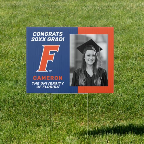 Congrats Florida Gator Graduation _ Photo Sign