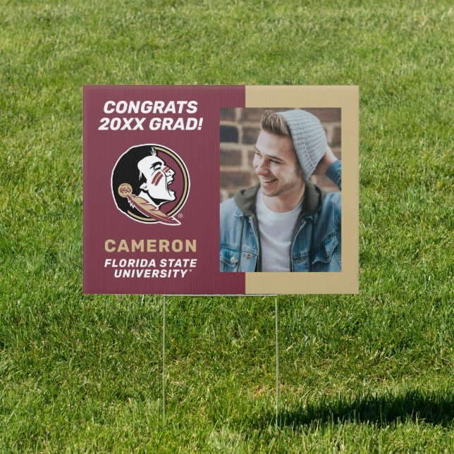 Congrats Florida State University Grad - Photo Sign (Insitu)