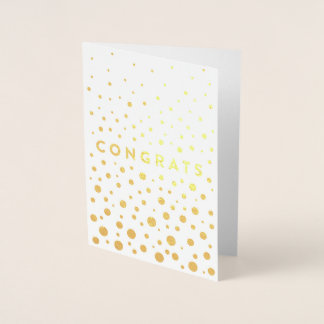 Congrats Foil Card
