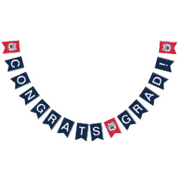 Congrats Fresno State Graduation Bunting Flags