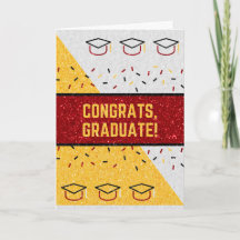 Congrats Glitter Graduation