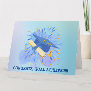 CONGRATS, GOAL CHIEVED!!! CARD