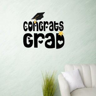 Congrats Grad 2024 Graduation Wall Decal