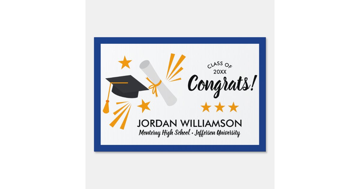congrats grad cap diploma
