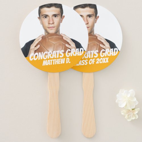 Congrats Grad Class of 20XX Modern Cool Simple Hand Fan