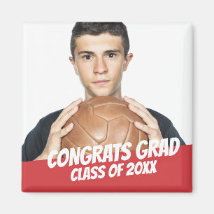 Congrats Grad Class of 20XX Modern Cool Simple Magnet