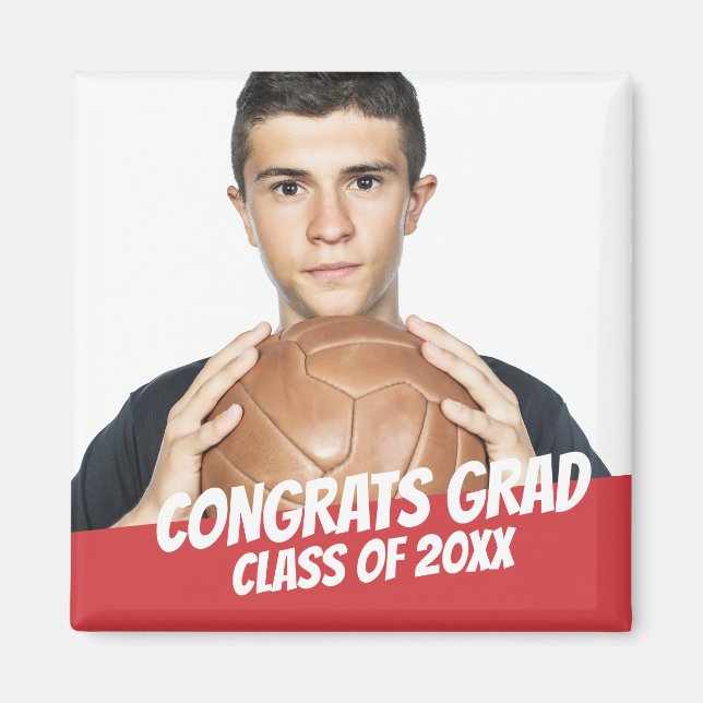 Congrats Grad Class of 20XX Modern Cool Simple Magnet (Front)