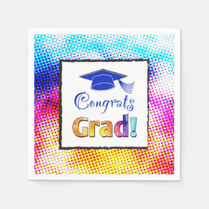Congrats Grad Colors, Fun Napkins