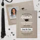 Congrats Grad Faux Kraft Paper Save the Date Photo Announcement ...