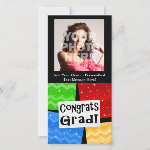 Congrats Grad Festive Multicolor Graduation Party