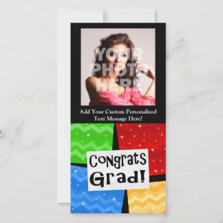 Congrats Grad Festive Multicolor Graduation Party