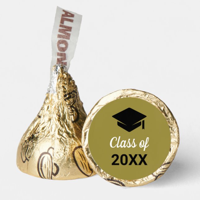 Congrats Grad Graduation Cap Class Of Any Year Hershey®'s Kisses® (Front)
