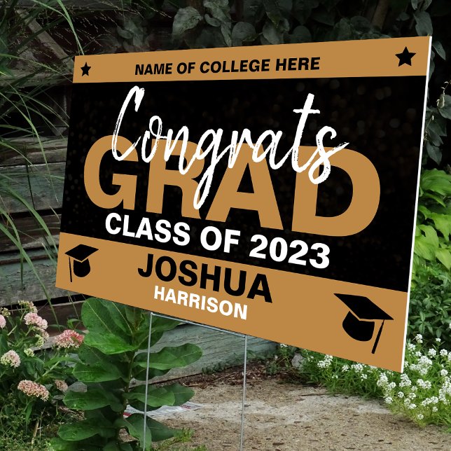 Congrats Grad Graduation Yard Sign (Creator Uploaded)