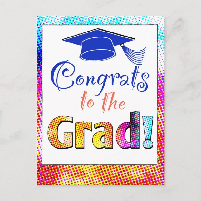 Congrats Grad Postcard (Front)