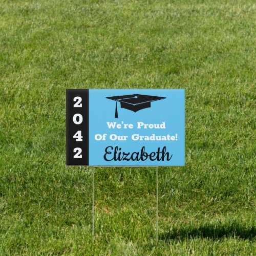 Congrats Grad School Graduation Sign