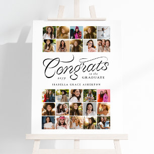 Congrats graduate 25 photo graduation party foam board