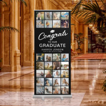 Congrats Graduate 28 Photo Collage Custom Color