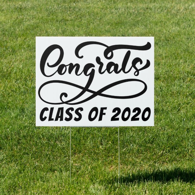 Congrats Graduate | Add Year Sign (Insitu)