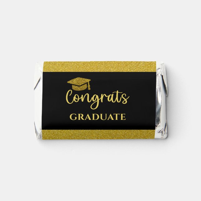 Congrats graduate candy graduation party hershey's miniatures (Front)