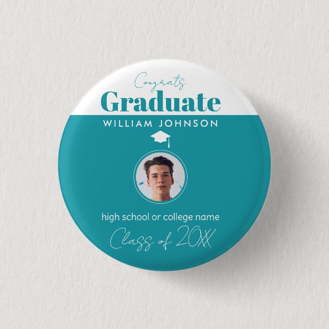 Congrats Graduate Class of 2023 Button (Front)
