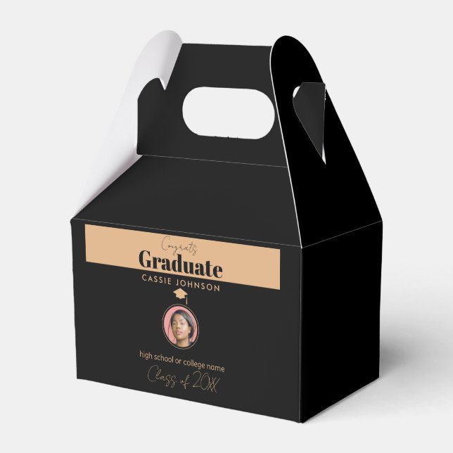 Congrats Graduate Class of 2023 Favor Boxes (Front Side)