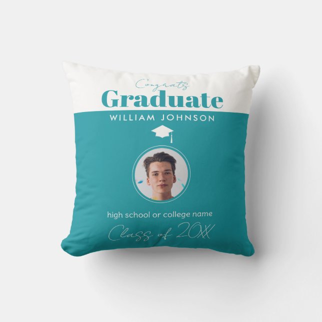 Congrats Graduate Class of 2023 Throw Pillow (Front)