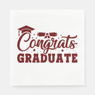 Congrats Graduate Napkins