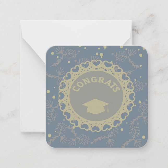 Congrats Graduate  Note Card (Front)