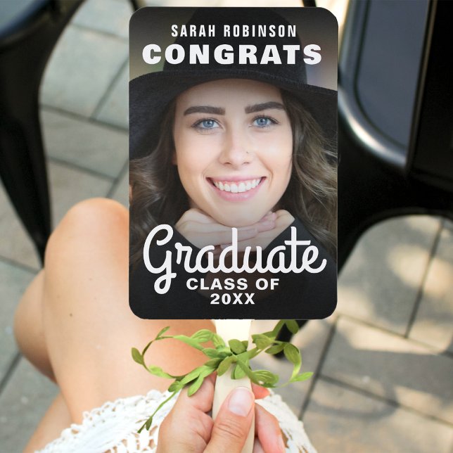Congrats Graduate | Photo Graduation Hand Fan (Creator Uploaded)
