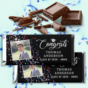 Congrats Graduate Photo Personalized Graduation Hershey Bar Favors