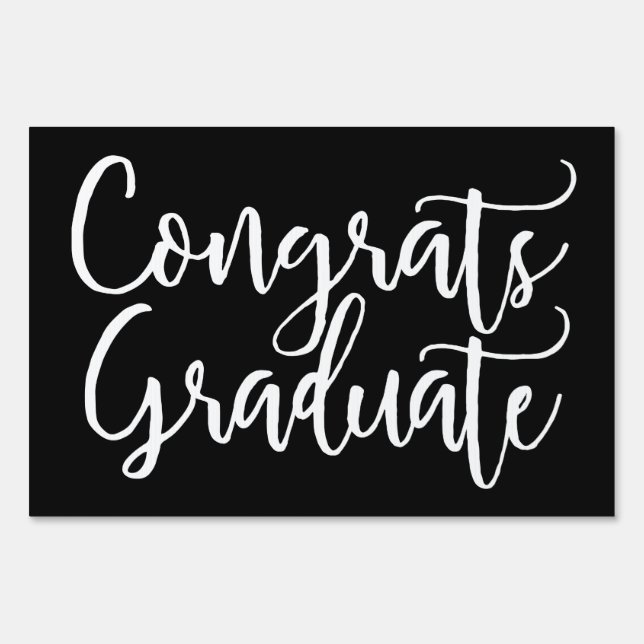 Congrats Graduate Sign (Front)